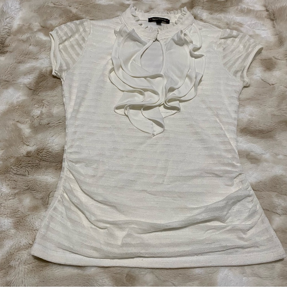 Heartsoul White Blouse Size Medium
